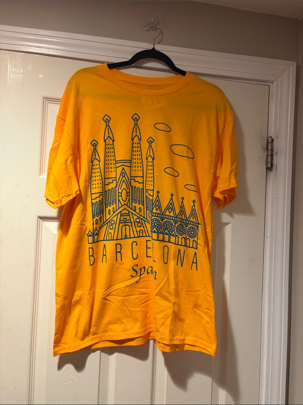 Nordstrom Barcelona Graphic Short Sleeve Tee in Gold L